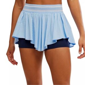 NWT FP Movement Women's Sultry Skort, In High Dive Blue Size Large